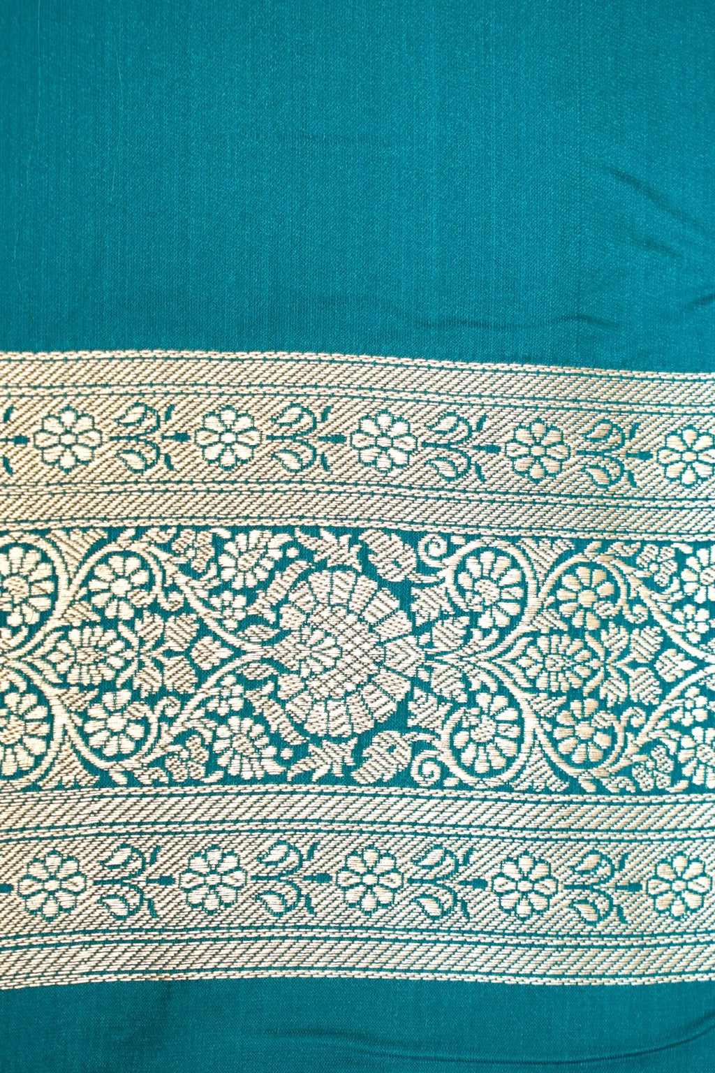 ROYAL TEAL GREEN BANARASI MASHRU KATAN SILK SAREE